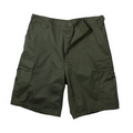 Olive Drab Rip-Stop Battle Dress Uniform Combat Shorts (2XL)